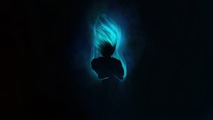 Goku, Dragon Ball, Anime, Dark, Black, Artist, Artwork, Digital Art, Artstation, 4K wallpaper
