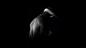 2pac, Music, Dark, Black, Oled, 4K wallpaper