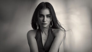 Girls, Model, Monochrome, Black And White, 4K wallpaper