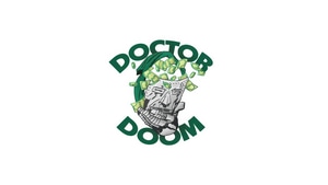 Doctor Doom, Superheroes, Minimalism, Minimalist, White, Artist, Artwork, Digital Art, 4K wallpaper