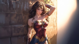 Wonder Woman, Superheroes, Artwork, Digital Art, Ai, 4K wallpaper