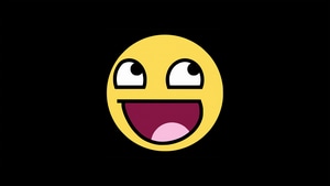 Smiley, Oled, Dark, Black, Artist, Artwork, Digital Art, 4K wallpaper