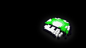 Minecraft, Mushroom, Games, Dark, Black, Oled, Video Games, 4K wallpaper