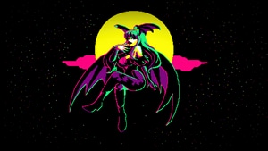 Morrigan Aensland, 8 Bit, Dark, Pixel, Black, Artist, Artwork, Digital Art, 4K wallpaper