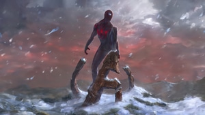 Spiderman, Miles Morales, Superheroes, Artwork, Digital Art, Deviantart, 4K wallpaper