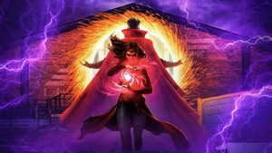 Doctor Strange, Scarlet Witch, Superheroes, Artwork, Art, Digital Art, 4K wallpaper