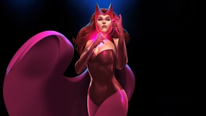 Scarlet Witch, Artwork, Art, Digital Art, Superheroes, Artstation, 4K wallpaper