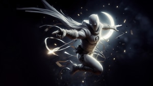 Moon Knight, Tv Shows, Superheroes, Artwork, Digital Art, Ai, 4K wallpaper