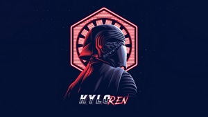 Kylo Ren, Movies, Star Wars, Artwork, Art, Digital Art, Minimalism, 4K wallpaper
