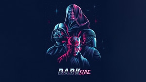Darth Vader, Darth Maul, Star Wars, Movies, Artwork, Art, Digital Art, Minimalism, 4K wallpaper
