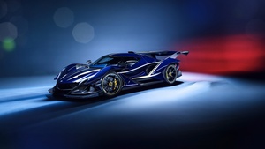 Apollo Intensa Emozione, Hyper Sports Cars, Blue aesthetic, 4K wallpaper