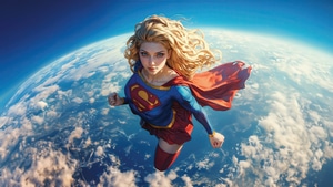 Supergirl, Superheroes, Artwork, Digital Art, Ai, 4K wallpaper