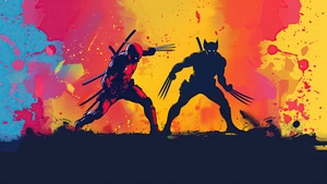 Deadpool And Wolverine, Deadpool 3, Wolverine, Deadpool, Superheroes, Artwork, Digital Art, Ai, 4K wallpaper