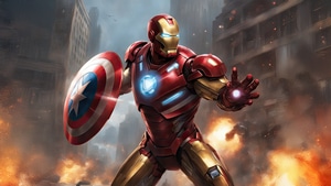 Iron Man, Superheroes, Artwork, Digital Art, Ai, Deviantart, 4K wallpaper