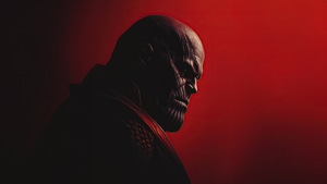 Thanos, Superheroes, Artwork, Digital Art, Ai, Red, 4K wallpaper