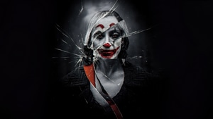 Joker 2, Joker Folie A Deux, Joker, Harley Quinn, Superheroes, Artwork, Digital Art, Monochrome, Black And White, 4K wallpaper