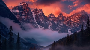 Mountains, Nature, Sky, Road, 4K wallpaper