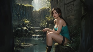 Tomb Raider, Lara Croft, Artwork, Artist, Digital Art, Deviantart, Games, Video Games, 4K wallpaper