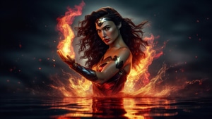 Wonder Woman, Superheroes, Artwork, Digital Art, Ai, Deviantart, 4K wallpaper