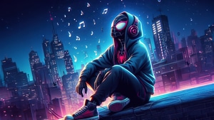 Spiderman, Miles Morales, Superheroes, Artwork, Digital Art, Ai, , 4K wallpaper