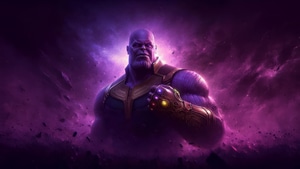 Thanos, Supervillain, Superheroes, Artwork, Digital Art, Ai, , 4K wallpaper
