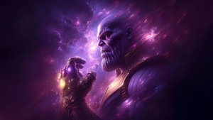 Thanos, Supervillain, Superheroes, Artwork, Digital Art, Ai, , 4K wallpaper