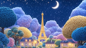 Paris, Artist, Artwork, Digital Art, 4K wallpaper