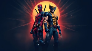 Deadpool And Wolverine, Deadpool 3, Wolverine, Deadpool, Superheroes, Artwork, Digital Art, Deviantart, Ai, 4K wallpaper