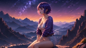 Artist, Artwork, Anime Girl, Ai, Digital Art, Pixiv, 4K wallpaper