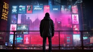 Neon, City, Artist, Artwork, Digital Art, 4K wallpaper