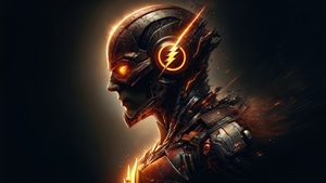 Flash, Ai, Superheroes, Artwork, Digital Art, Artstation, 4K wallpaper