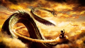 Goku, Shenron, Anime, Artwork, Art, Digital Art, Artist, Deviantart, 4K wallpaper