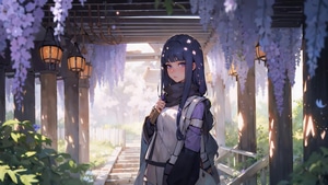 Hinata Hyuga, Naruto, Anime Girl, Anime, Artist, Artwork, Digital Art, Deviantart, 4K wallpaper
