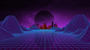 City, Synthwave, Vaporwave, Retro, Artist, Artwork, Digital Art, 4K wallpaper