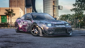 Nissan 240sx, Nissan, Modified, Cars, Artstation, 4K wallpaper