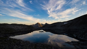 Mountains, Clouds, Sky, Nature, 4K wallpaper