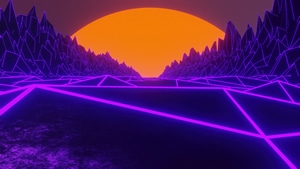Retrowave, Artist, Artwork, Digital Art, 4K wallpaper