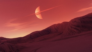 Minimalism, Minimalist, Mountains, Planet, Artist, Artwork, Digital Art, 4K wallpaper