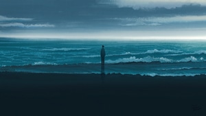 Alone, Artist, Artwork, Digital Art, Pixiv, 4K wallpaper