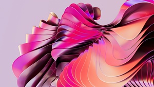 Pink abstract, 3D background, 4K wallpaper
