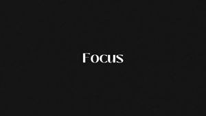 Focus, Motivation, Quotes, Typography, Dark, Black, 4K wallpaper