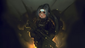 Artist, Artwork, Art, Digital Art, Anime Girl, Artstation, 4K wallpaper