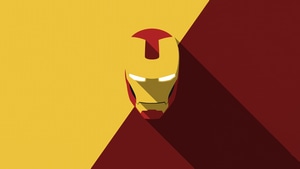 Iron Man, Superheroes, Artwork, Art, Digital Art, Minimalism, 4K wallpaper