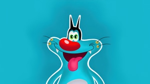 Oggy And The Cockroaches, Cartoons, Minimalism, Minimalist, 4K wallpaper