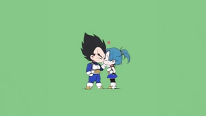 Vegeta, Bulma, Dragon Ball, Anime, Minimalism, Minimalist, Artist, Artwork, Digital Art, 4K wallpaper