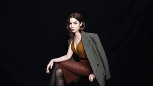 Lily Collins, Girls, Celebrities, Model, Photoshoot, 4K wallpaper