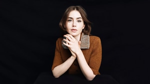 Lily Collins, Girls, Celebrities, Model, Photoshoot, 4K wallpaper