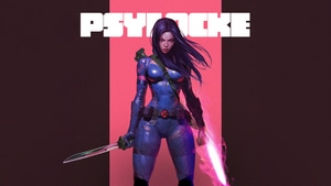 Psylocke, Superheroes, Digital Art, Artwork, Ai Girls, Art, Artstation, 4K wallpaper