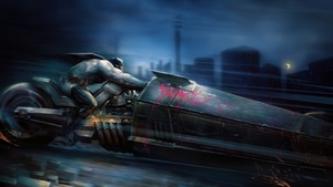 Batman, Superheroes, Artwork, Digital Art, Batcycle, 4K wallpaper