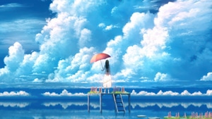 Anime Girl, Anime, Umbrella, Artist, Artwork, Digital Art, 4K wallpaper